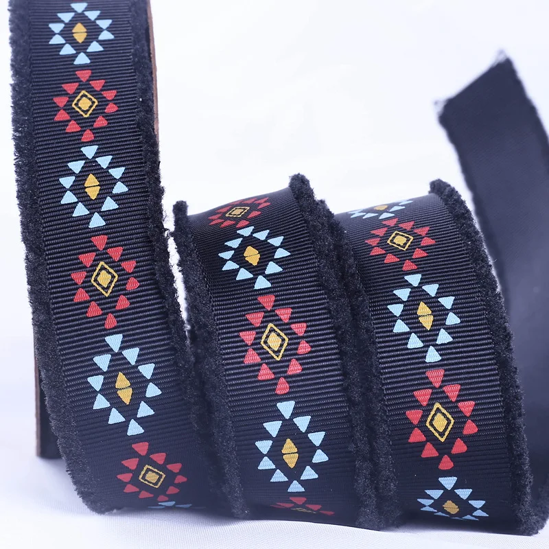 

100yards 25/40mm Retro Classic Fringes Grosgrain ribbon for Diy Hat Shoes Belt Sewing Clothing Hair Bow Sewing Accessories