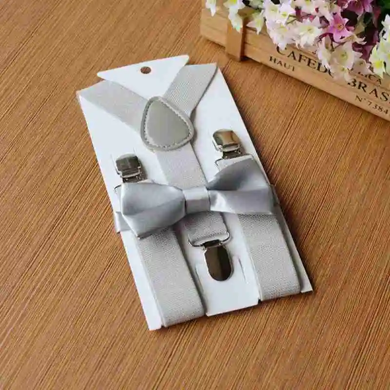 

Lovely Suspenders Bowtie Sets Mens Women Boys Girls Tie Party Bow Y-Back Pants Kids Belt Butterfly Baby Wedding Shirt Brack S8O0