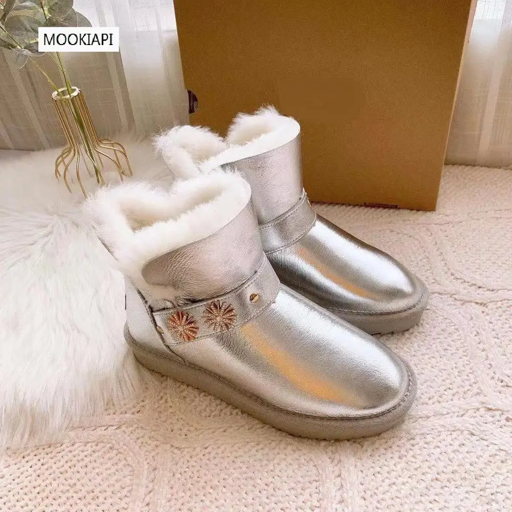 2019 г. Австралийский бренд зимние сапоги высокого качества Натуральная Овчина