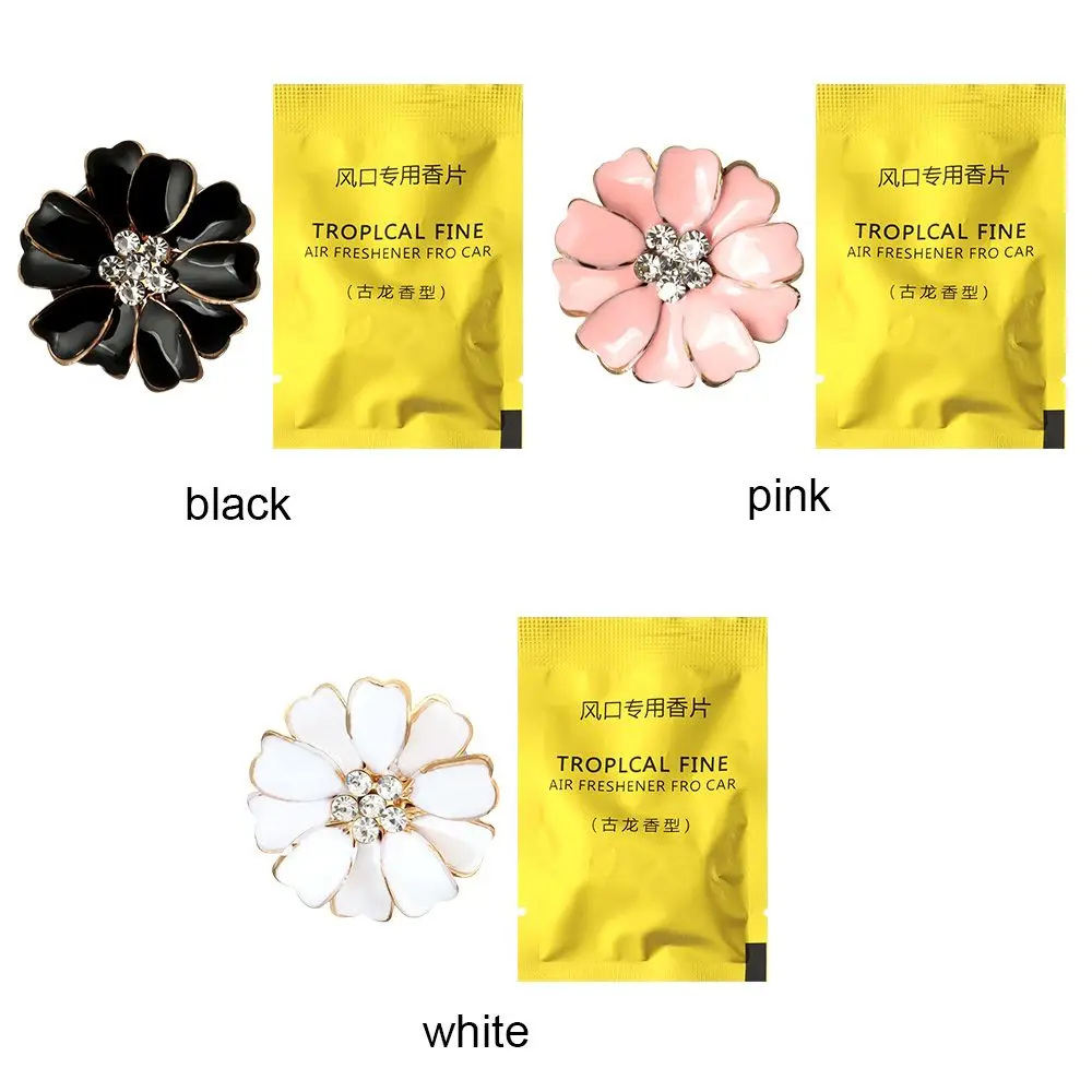 Автомобильные аксессуары модный новый женский зажим для машины с ромашкой милый