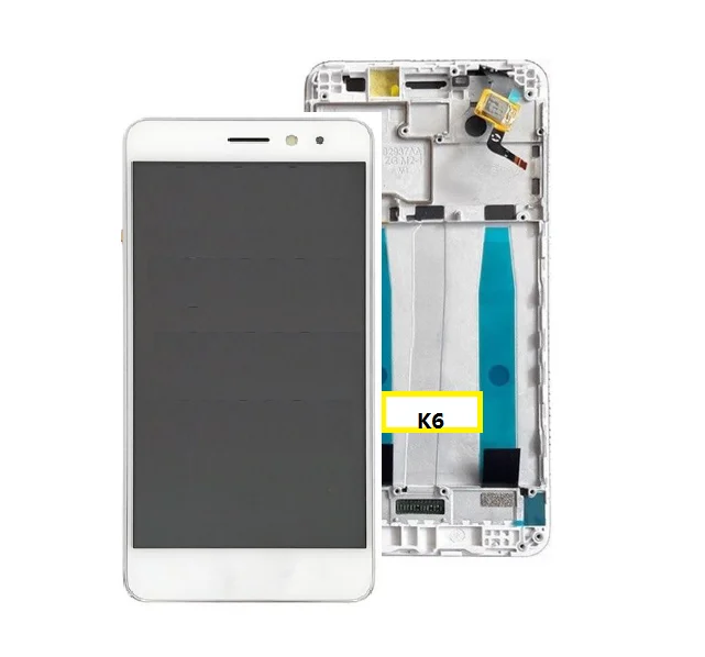 Для Lenovo K6 lcd сенсорный экран дигитайзер сборка Замена Полный дисплей|Экраны для мобильных телефонов| |