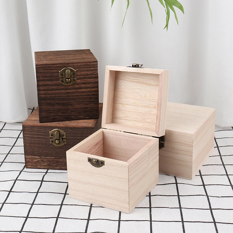 1 шт. Ретро шкатулка Органайзер настольные натурального дерева Грейфер для