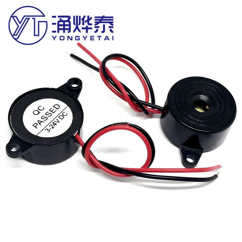 YYT 5 шт. активный зуммер HYD-2312 YD2312 Тип SFM-20B Тип DC3-24V непрерывный звуковой 23*12