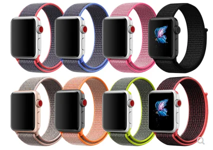 Тканые ремешки для Apple Watch ремешок из нейлона 42 мм 44 iwatch 5 38 40 5/4/3/2/1|Ремешки часов| |