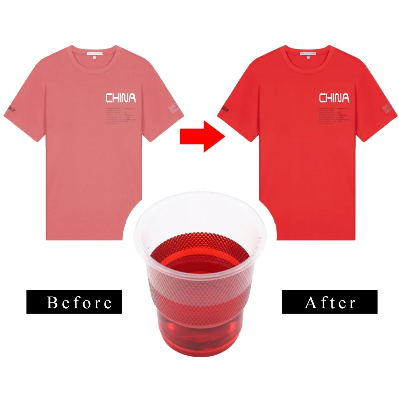 Порошок красителя для ткани красный пигментная краска одежды обновления перо