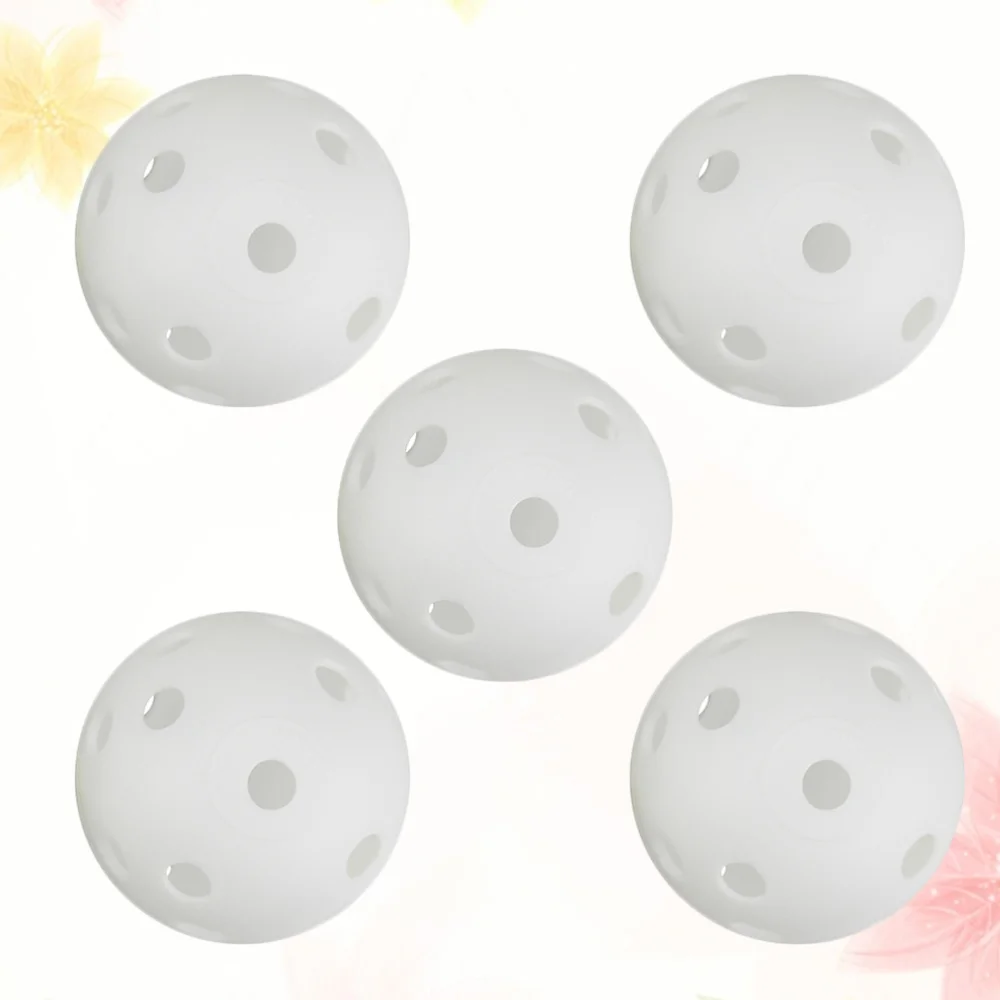 

20 Pcs Air Flow Hollow Golf Balls Plastic Training Balls for Indoor Outdoor Golf Practice (White)