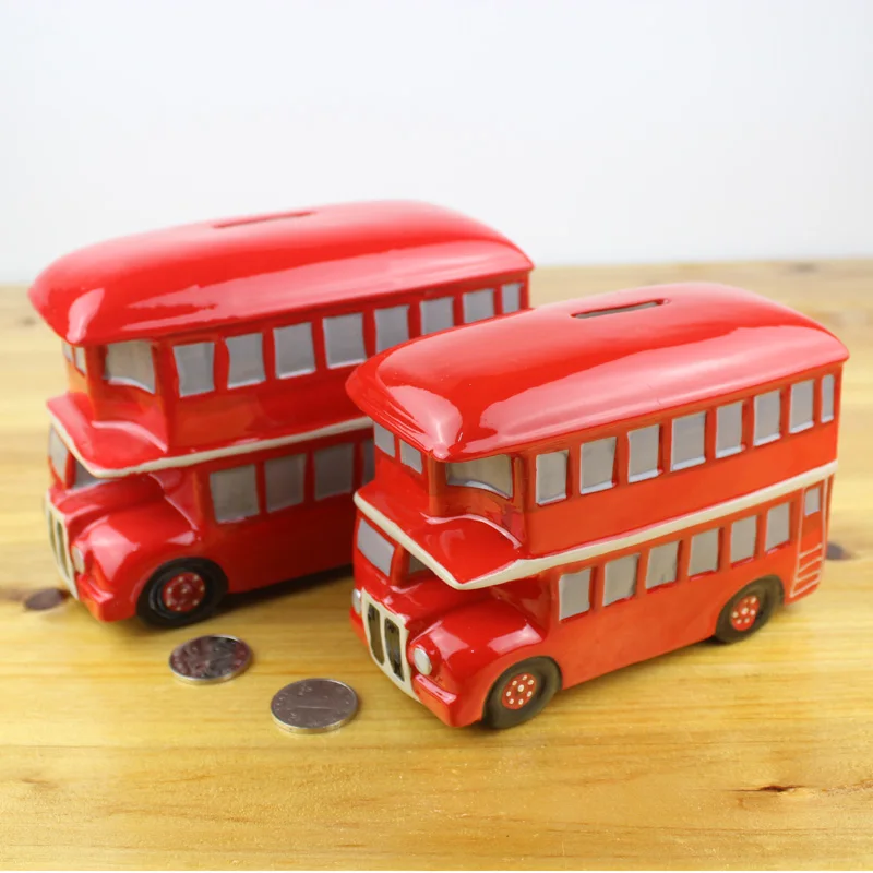 

Portable Money Box Birthday Creative Fashion Kids Boy Big Cute Cartoon Piggy Bank Car Huchas De Dinero Room Decoration AH50MB