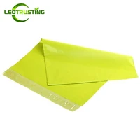 leotrusting 50pcslot yellow green poly envelope bag self seal adhesive bags plastic poly mailer postal gifts shipping pack bags