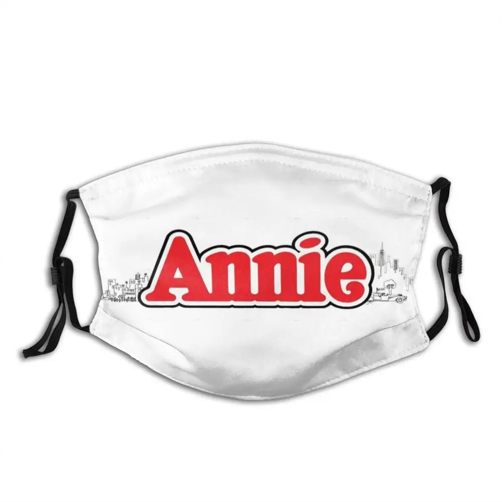 

Забавная крутая Тканевая маска Annie - Title с Ny, музыкальный фильм в стиле ретро 80-х