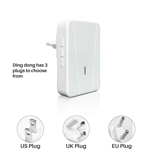 DingDong 1 Geekl дверной звонок с камерой WiFi видео беспроводной домофон 720P колокольчик двухсторонний аудио приложение управление для iOS Android Питание от батареи - Комплект: DingDong 1