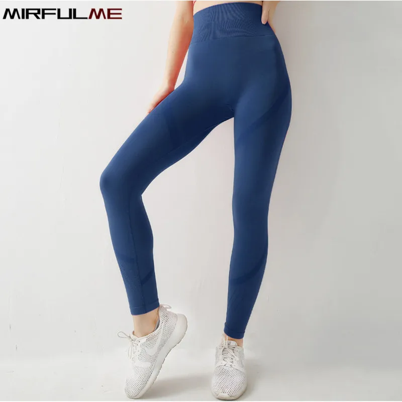 Женские леггинсы спортивные штаны для йоги женские бесшовные эластичные Капри