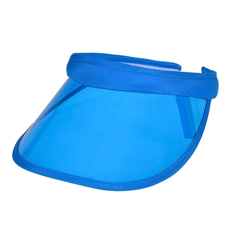 Козырёк от солнца прозрачная пластиковая шляпа карамельных цветов с защитой