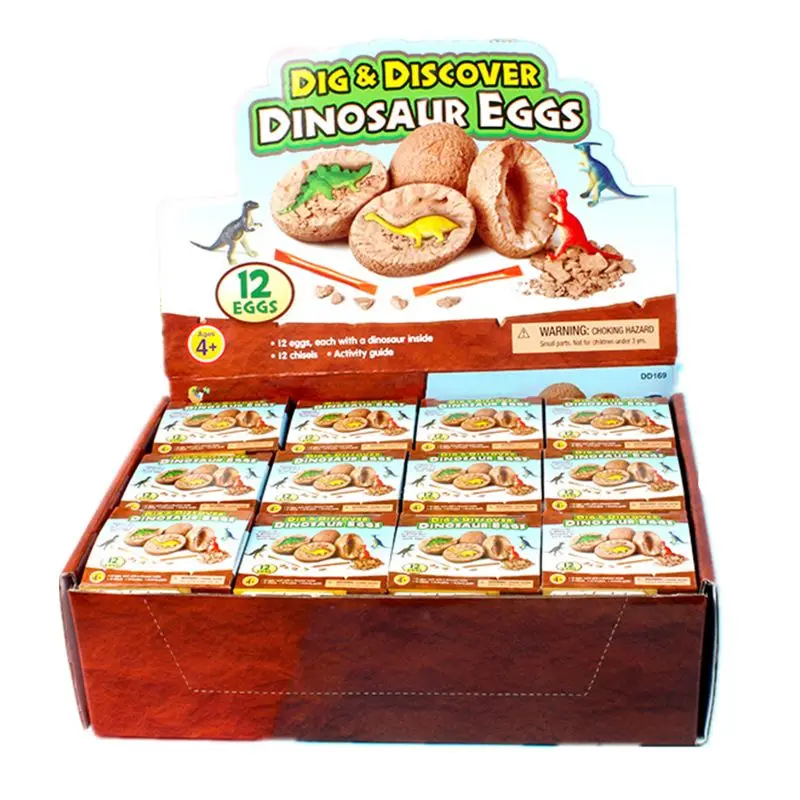 

Игрушка-яйцо динозавр Eggs12 Dino, Обучающие игрушки STEM для детей, подарок для вечеривечерние, сувениры для детей, приключения к вырыву тайны 12 D