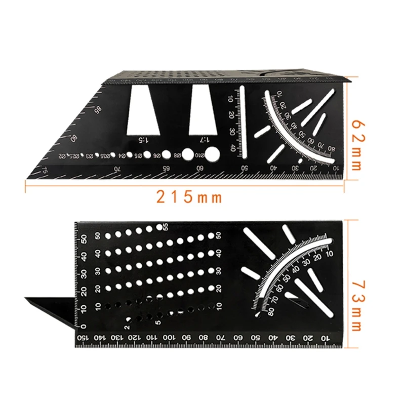 45 90 градусов точные измерения площади угловая линейка Деревообработка