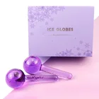 Шариковый массажер для глаз, 2 шт.кор., массажер для лица, холодный компресс, подтяжка кожи лица, инструменты по уходу волны