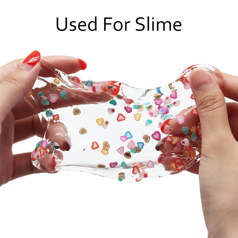 100 шт. дополнение Fruit Slime ломтики шарик слизи Для Подвески для изготовления