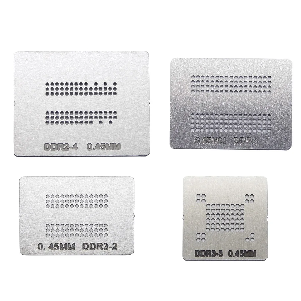 12 шт. BGA набор Reballing para 0 45 мм DDR1 DDR5 трафарет шаблон DDR2 2 3 DDR3 DDR4 DDR5|Калькуляторы| |