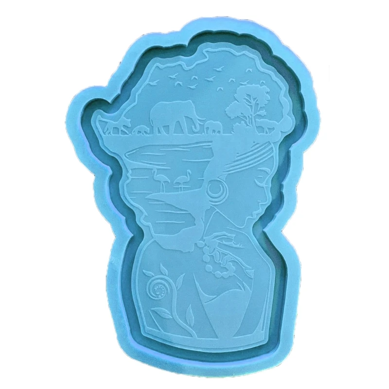 

Tray Silicone Mold Kit Irregular Epoxy Resin Tray Molds for DIY Crafts B36D