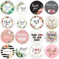 2 5cm 500pcs gift sealing label stickers scrapbooking thank you letter design birthday wedding party present decoration labels
