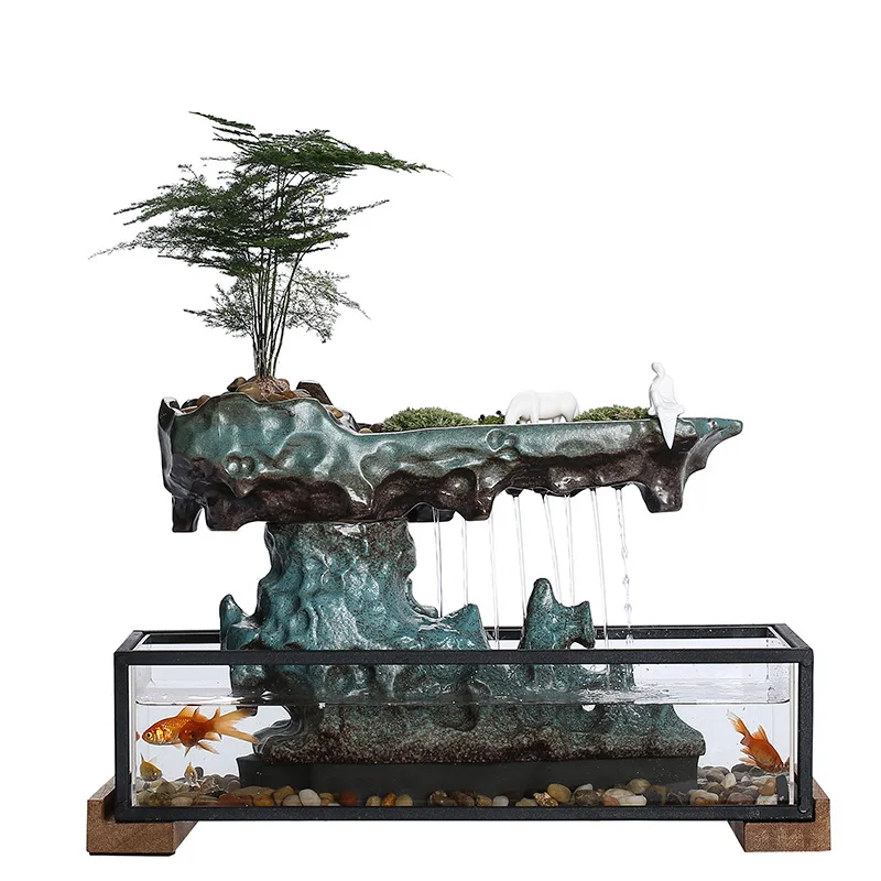 Eletric Incense Burner Large Fountain Waterfall Smoke Incense Burner Modern Backflow Incense Burners images - 6