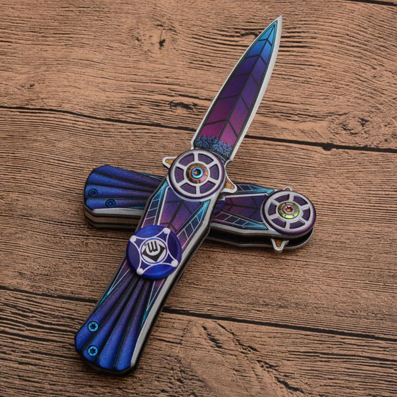 Спиннер-антистресс многофункциональные складные ножи с лезвием портативный