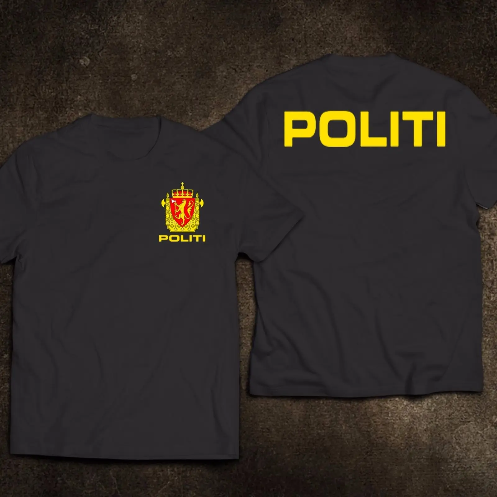 Новая норвежская POLITI норвежская полицейская футболка