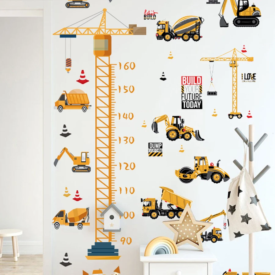 

Cute Cartoon Car DIY Wall Sticker Kids Room Baby Nursery Wallpaper Home Decoration Living Room Bedroom Removable Mural