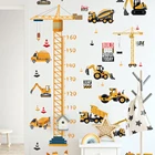 Милый мультяшный автомобиль сделай сам, настенная наклейка, детская комната, детская комната, обои, украшение для дома, гостиная, спальня, съемная роспись