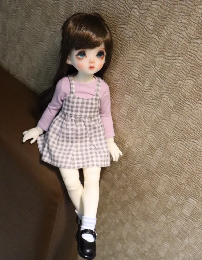 1/6 BJD одежда аксессуары пальто+ юбка+ носки+ футболка кукольные наряды для BJD/SD yosd, не включены кукла, обувь, парик и другие E2583