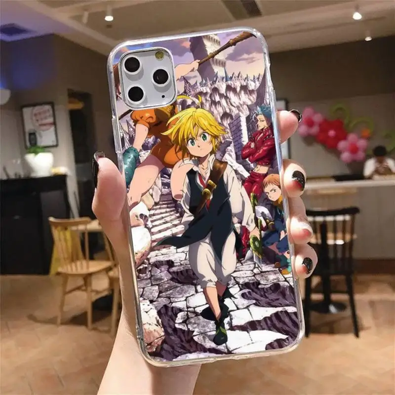 

The Seven Deadly Sins Phone Case Transparent for iPhone 6 7 8 11 12 s mini pro X XS XR MAX Plus cover funda shell