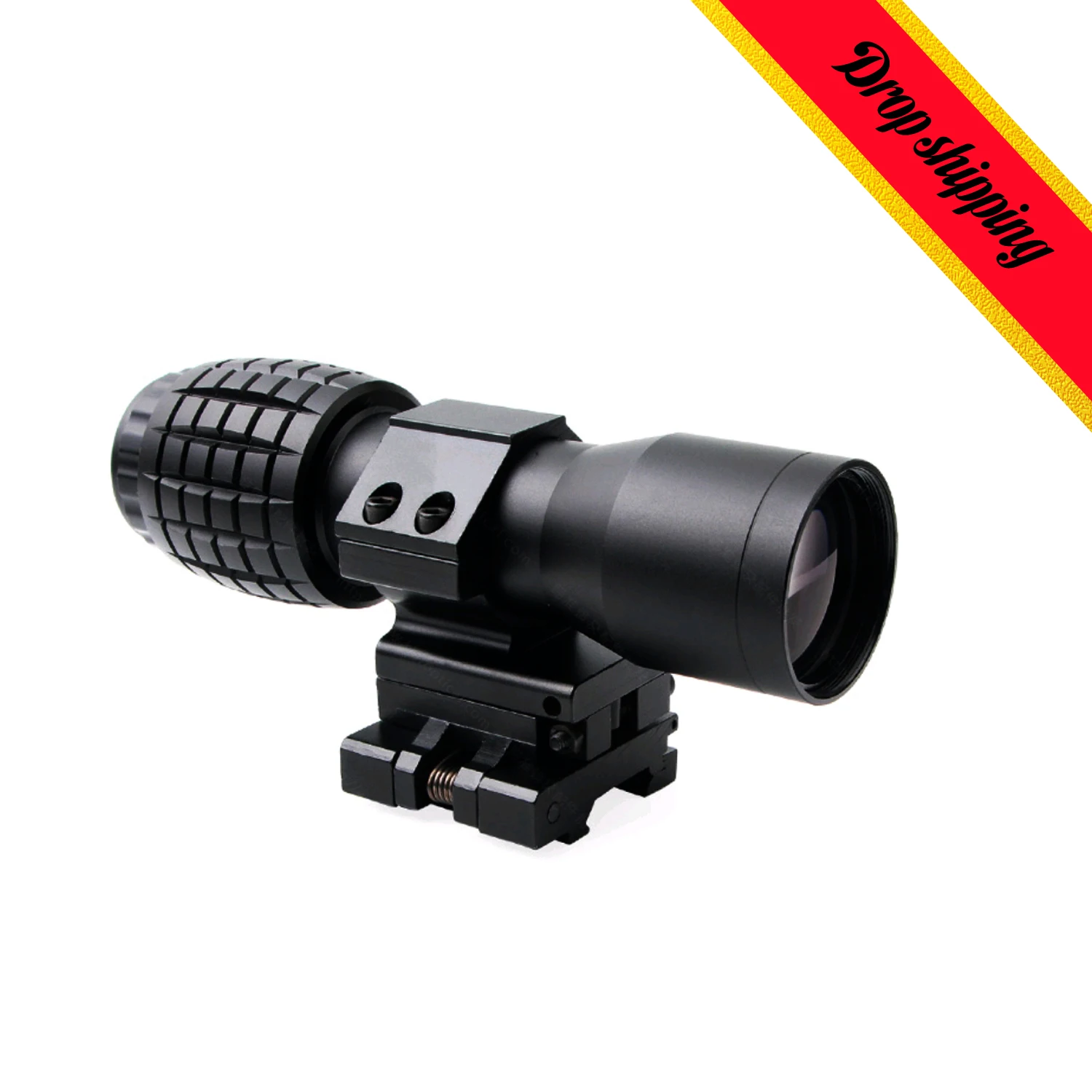 

4X Magnifier Scope Sight 4x30mm Rifle Magnifier Metal with QD Mount Lens Cover For Reflection and Holographic Sight Black