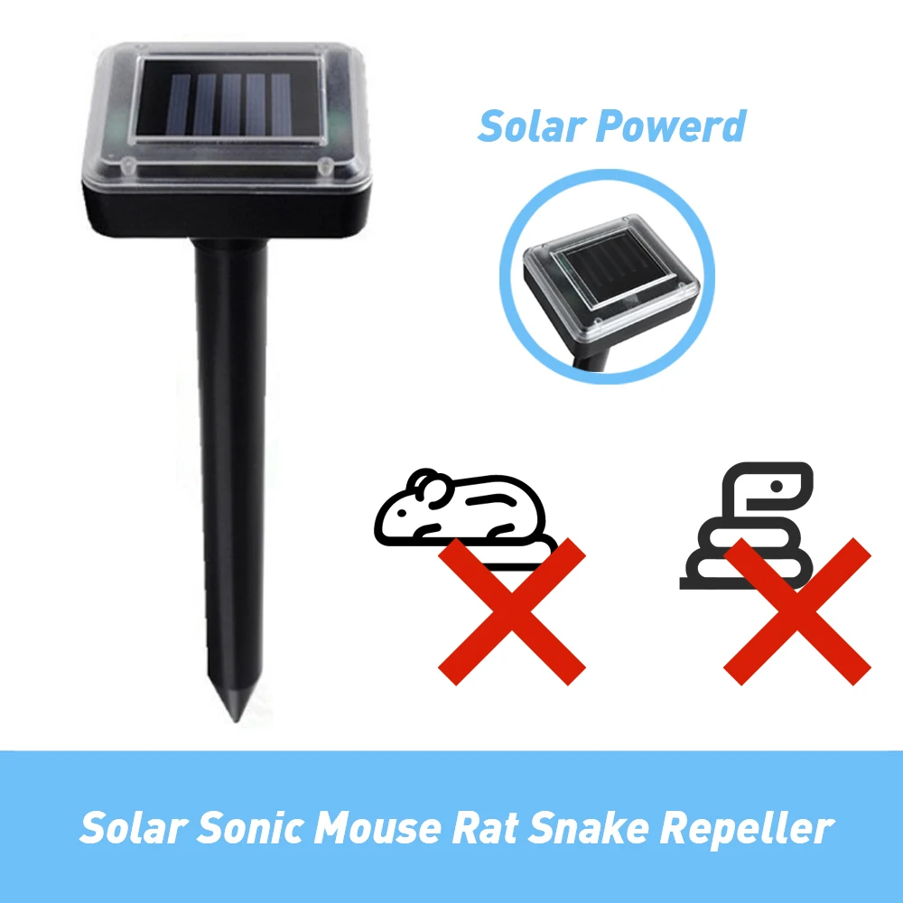 2019 2 шт. ультразвуковой отпугиватель вредителей на солнечной батарее|Репелленты|