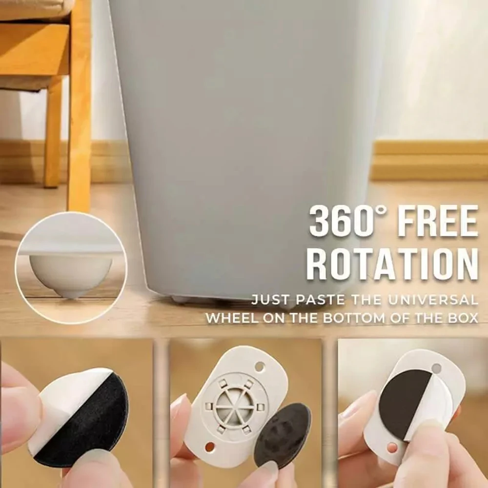 4 шт. самоклеящиеся шкивы для хранения | Обустройство дома