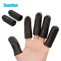 2pcs black thick finger protector separator silicone gel tubes thumb covers toe protection corn blister cracked pain c1696
