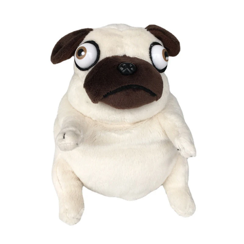 

15cm Lovely Plush Toys Kawaii Sitting Pug Dogs Toy Stuffed Dolls Pillow for Kids Children Birthday Gift Dolls