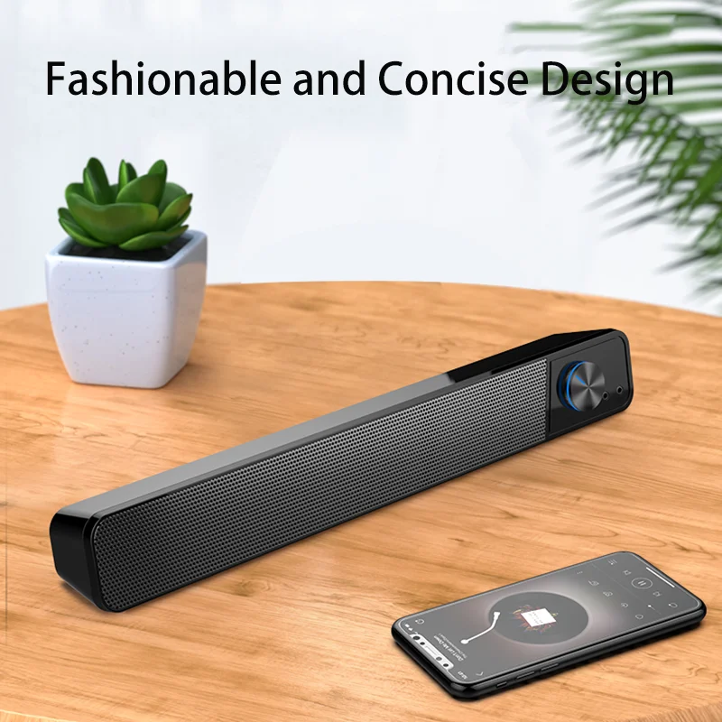 Новый ТВ звуковой бар AUX USB проводной и беспроводной Bluetooth домашний кинотеатр FM