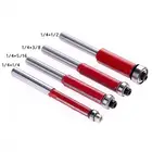 Фреза Вольфрамовая прямая, 14 дюйма, 516 дюйма, 38 дюйма, 12 дюйма, 4 шт.компл.