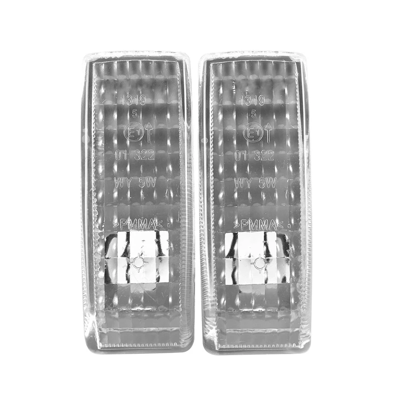 

2 Pcs Car Fender Turn Signal Light Cover White & 1 Pcs Universal Mobile Phone Charger