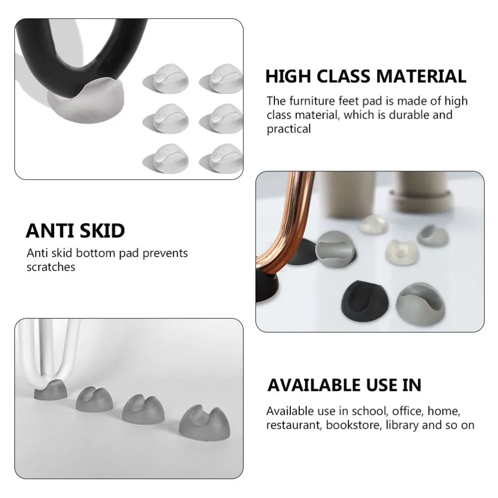

8pcs Non-slip Table Feet Pads Chair Feet Supports Protective Chair Feet Pads