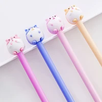 36pcs korean hamster cute pens funny school pen kawaii girl stationery blue ink ballpoint rollerball goods item kawai stationary