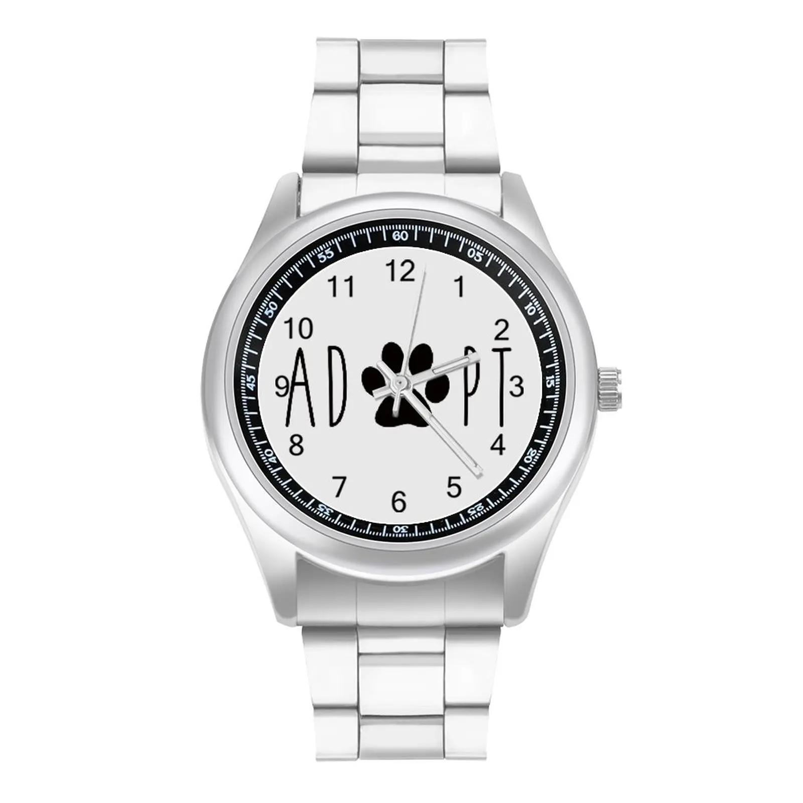

Женские кварцевые часы с изображением собаки
