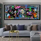 Disney аниме Микки, Дональд Дак граффити плакат принты абстрактная настенная Картина на холсте картина для гостиной детской комнаты домашний декор