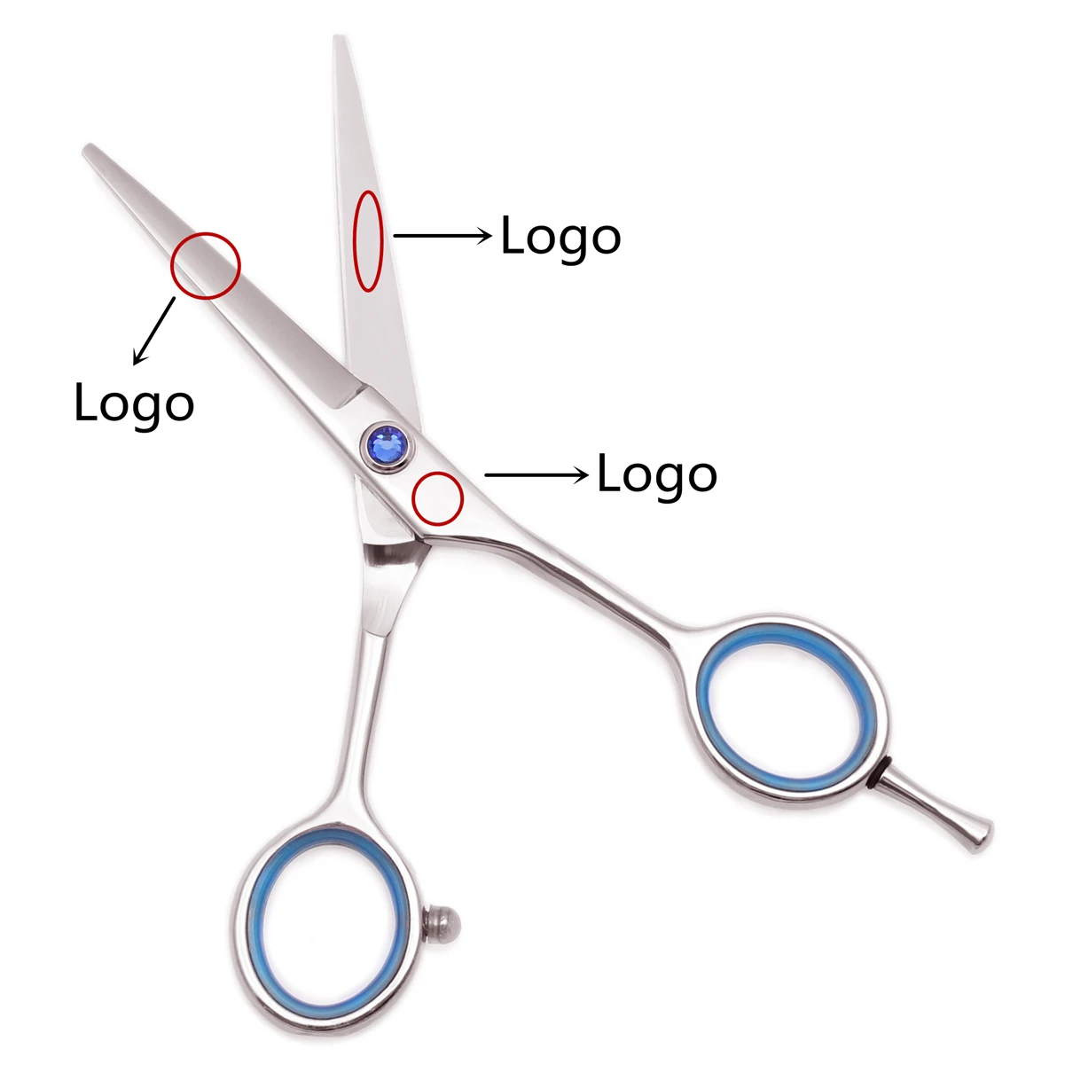 Ножницы для волос профессиональные 4 &quot5&quot 5 &quotнастроить логотип Япония
