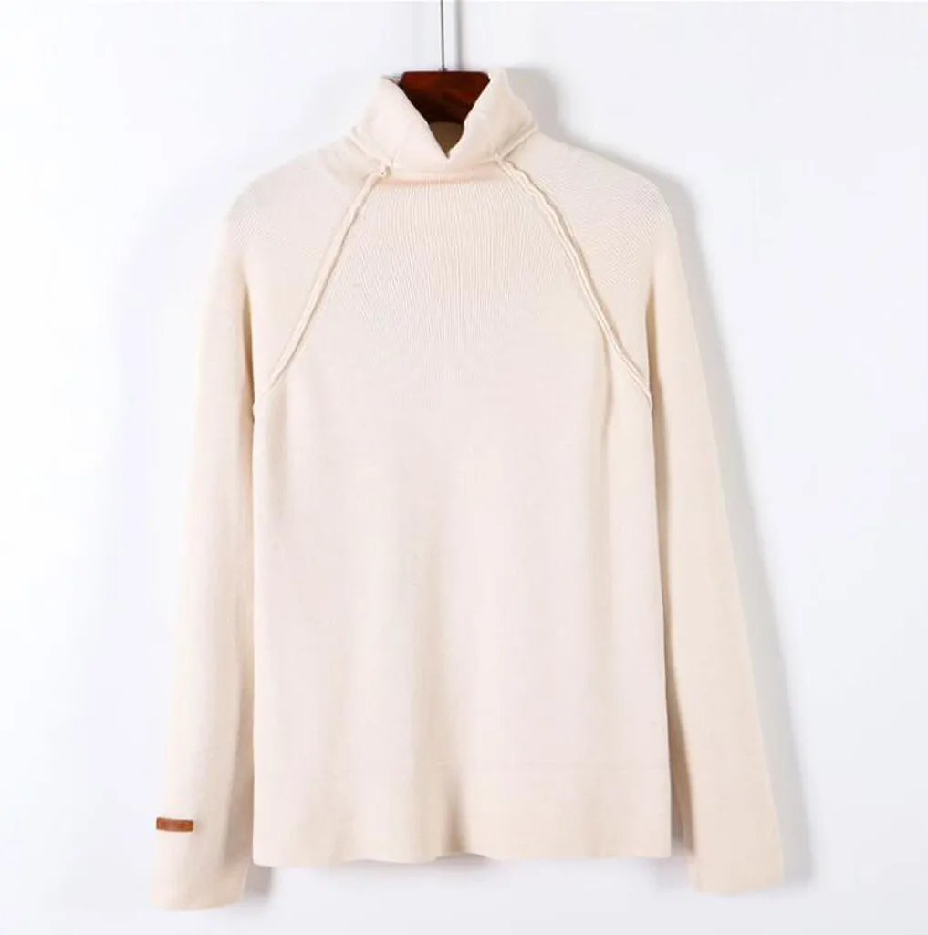 Womail, женский свитер, водолазка, Trui, однотонный, Maglione, пуловер, свитер,, Повседневный, длинный рукав, вязанный жакет, maglioni donna N05