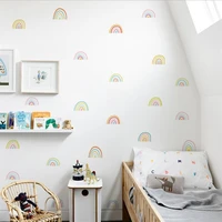 2022 colorful rainbow wall sticker bedroom kids rooms decoration mural home decor decals nursery stickers kids room mural