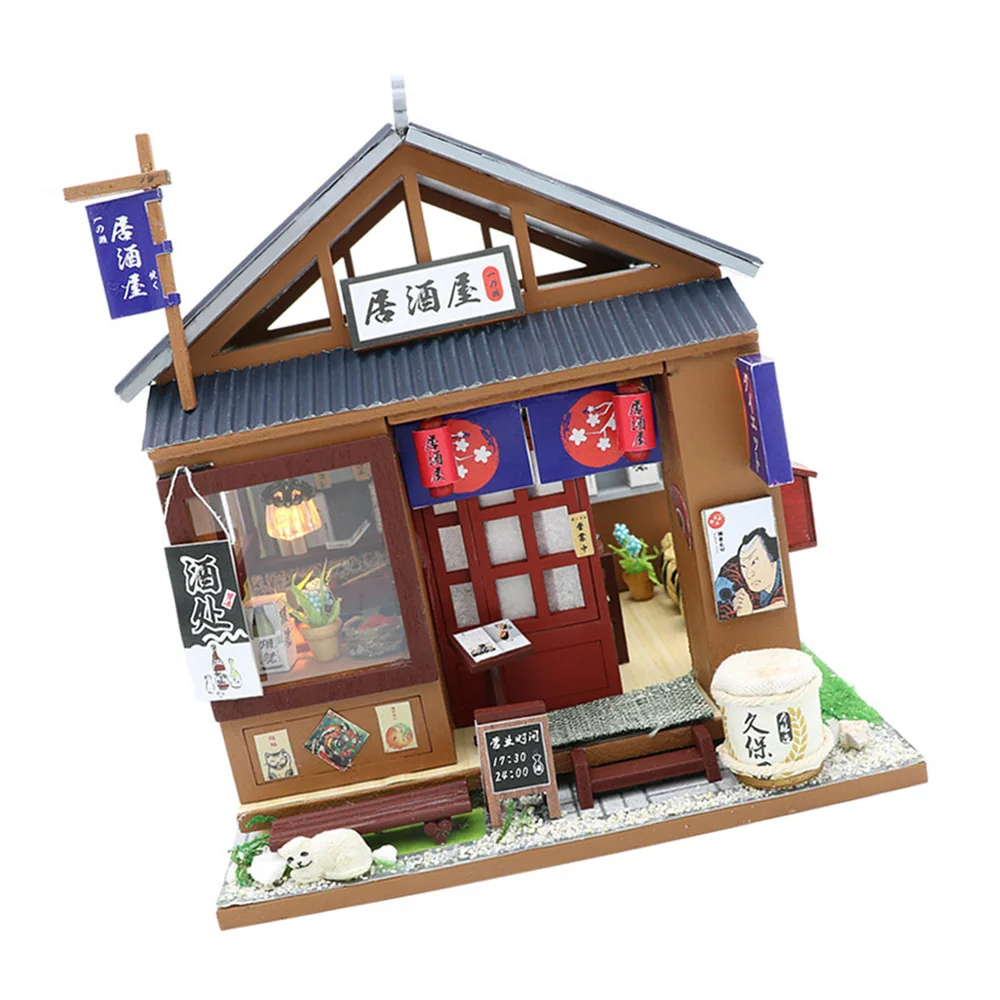 

1Set Store Manual Assembly Model Creative Mini Adornment Handiwork Gift