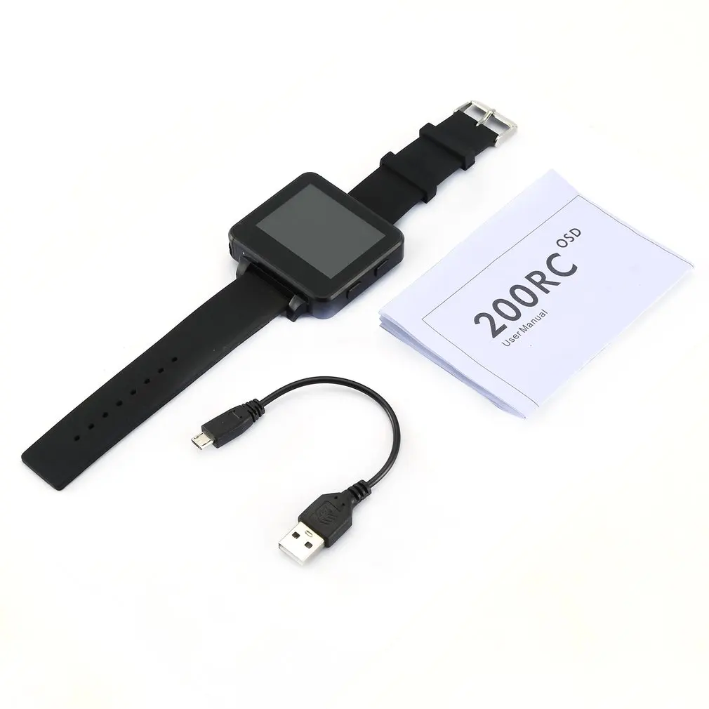 200RC FPV часы с OSD 48CH/5,8 ГГц автоматический поиск HD " TFT ЖК-дисплей монитор беспроводной приемник для DIY радиоуправляемая беспилотная камера