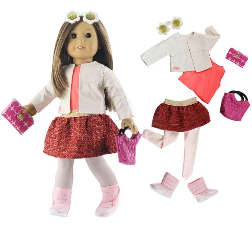 

1 Set Doll Clothes Outfit for 18 inch American Doll Many Style for Choice A01