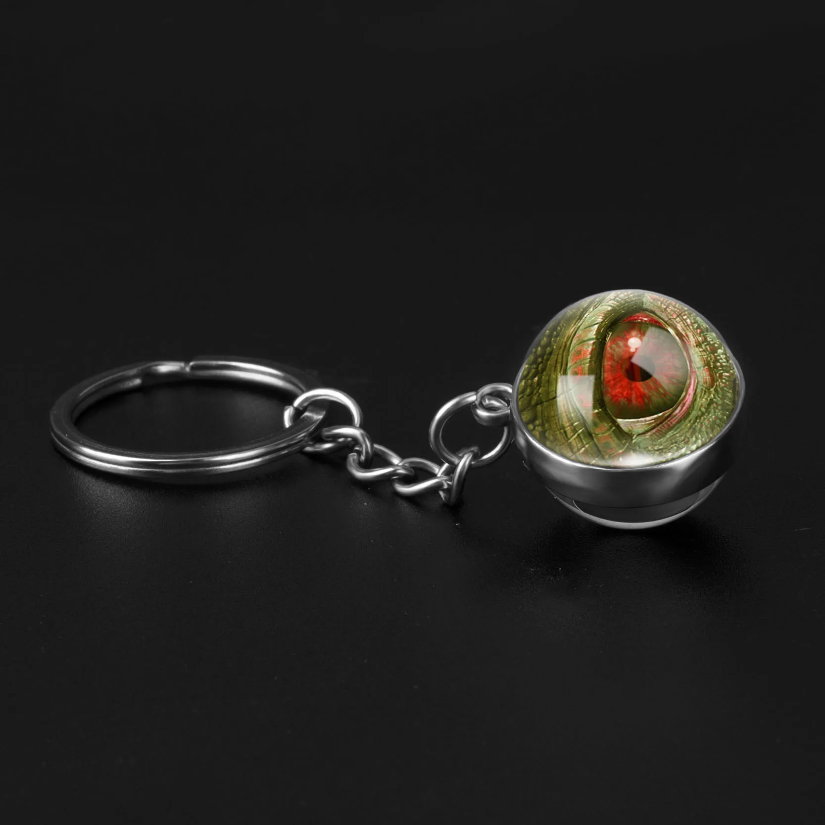 Новый креативный двухсторонний стеклянный брелок Dragon Eye ювелирные изделия