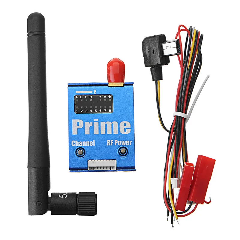 Prime 5 8G 40CH 25mW/200mW/600mW регулируемый FPV беспроводной видеопередатчик VTX для гоночного
